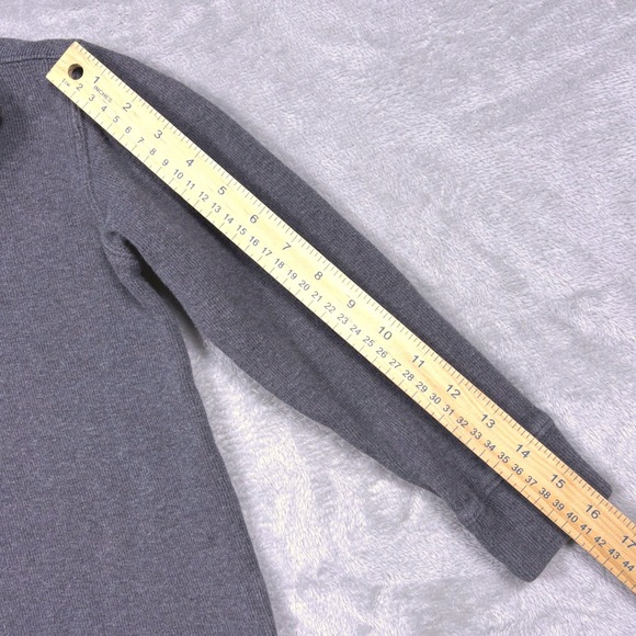 VTG‎ Polo Ralph Lauren Gray Quarter Zip Long Sleeve Pullover Sweater Boys Size 6 - Picture 9 of 13